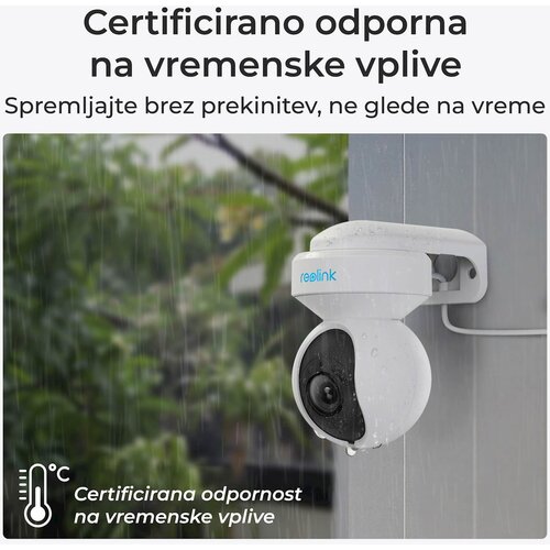 Reolink Ip Kamera E serija E560P 4K, 8MP PTZ, 3x zoom, POE Cijene
