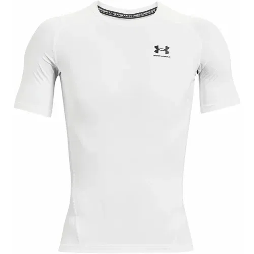 Under Armour Men's HeatGear Armour Short Sleeve White/Black M