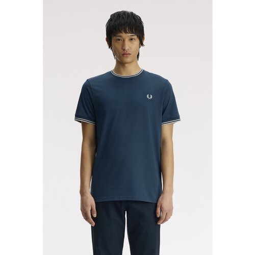 Fred Perry Majice &amp;amp; Polo majice Twin Tipped T-Shirt Modra Slike