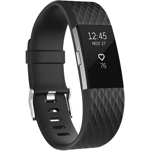 INF fitbit charge 2 zapestnica silikonska črna (l), (21264684) Cene