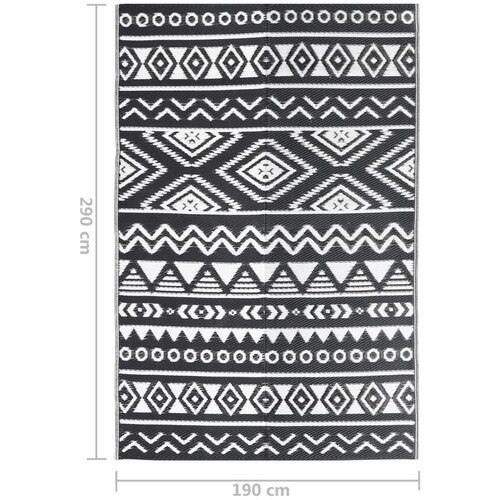  tepih ARAKIL crni 190 x 290 cm PP Slike