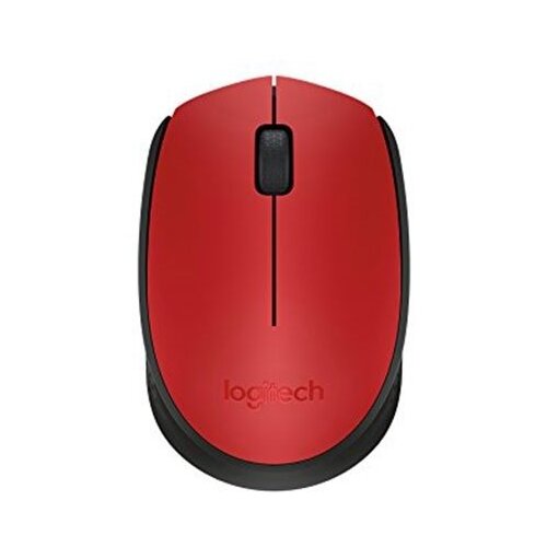 Logitech mi&amp;scaron; M171, wireless, red, 910-004657/641 Slike
