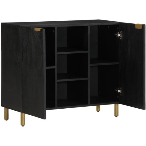 Maison Chic Komoda - Predalnik črn 90x33x75 cm inženirski les, (21716263) Slike