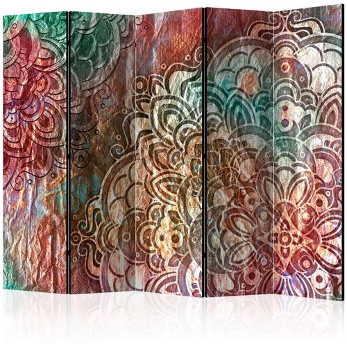  Paravan u 5 dijelova - Mandala: Copper Garden II [Room Dividers] 225x172 Cijene