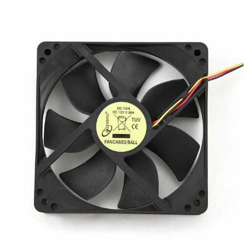Gembird ventilator 12x12x2,5cm 12v 3p ball FANCASE3, (21217676) Cene