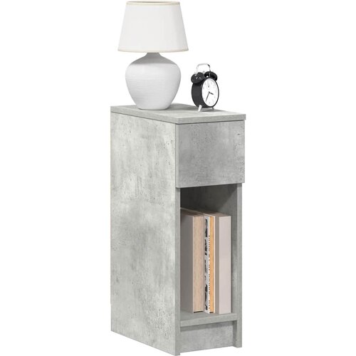 vidaXL Noćni ormarići s ladicom 2 kom beton sivi 20x36x60 cm Cijene