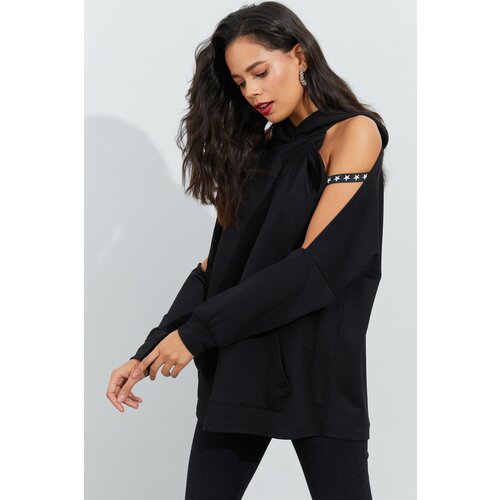 Cool & Sexy Sweatshirt - Black - Oversize Slike