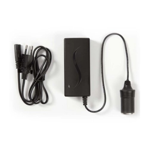 Nedis POCO100 DC konverter sa 230V AC 50 Hz na 12V DC Cigar uticnica, 60W, Utika&egrave; sa uzemljenjem, Crna Cene