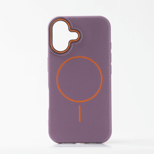  LICHI leather magsafe maska za iPhone 16 Purple Cene