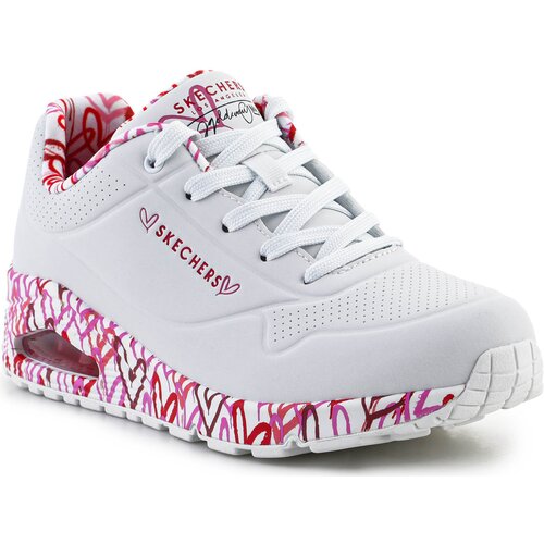 Skechers Tenis UNO-LOVING LOVE 155506-WRPK Bela Cene