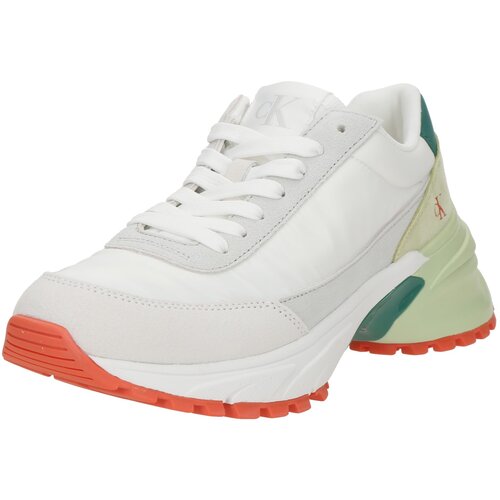 Calvin Klein Jeans Niske tenisice 'HIKE RUNNER' svijetlosiva / zelena / kivi zelena / bijela Cijene