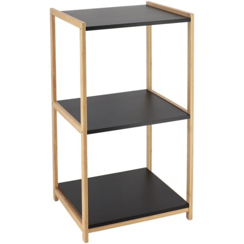 Tendance STALAK 3 POLICE 35,5X30X68,5CM, BAMBUS/MDF CRNA Cijene