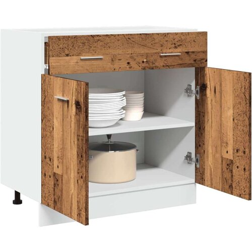 vidaXL Donji dio ladice Staro drvo 80x46x81,5 cm Konstruirano drvo Cene