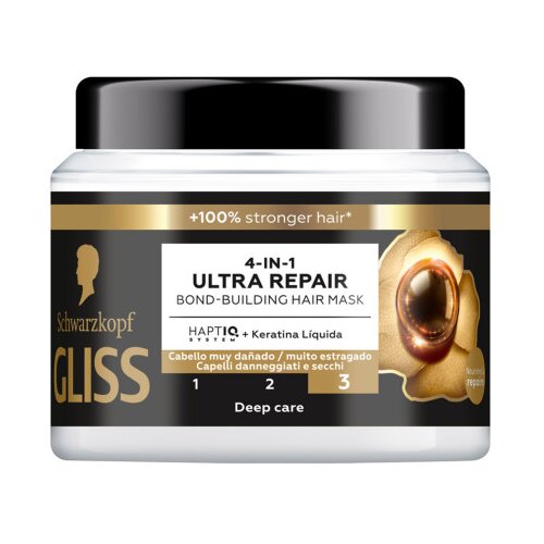 Schwarzkopf Maska za kosu 4u1 Ultra 400ml GLISS Cijene