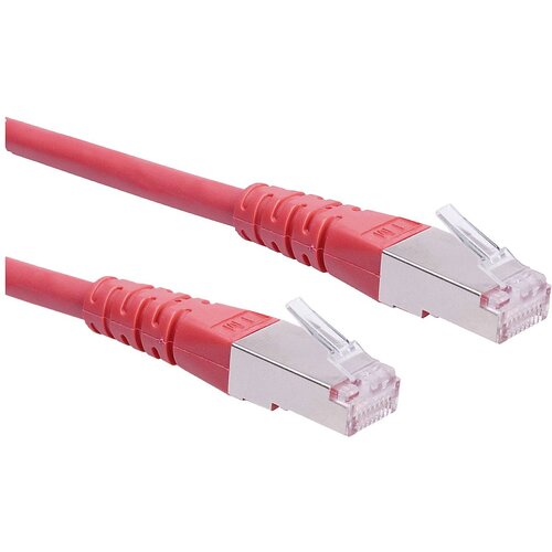 Roline 21.15.1331 RJ45 omrežni kabel\, patch kabel cat 6 s/ftp 1.00 m rdeča 1 kos, (20420094) Cene