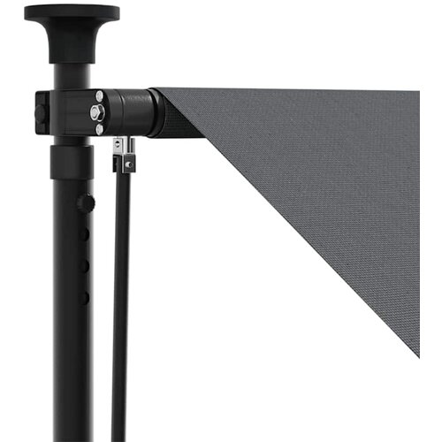 Tenda na uvlačenje antracit 350 x 150 cm od tkanine i čelika Slike