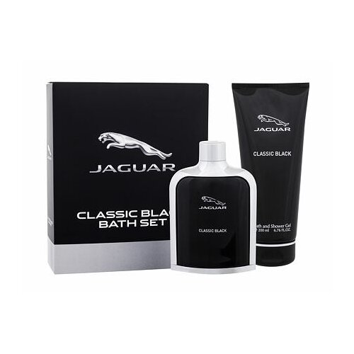 Jaguar Classic Black darilni set toaletna voda 100 ml + gel za prhanje 200 ml za moške Cene