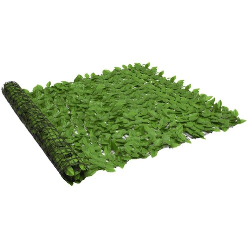 Balkonski zaslon za privatnost sa zelenim li&scaron;ćem 300 x 150 cm Cijene
