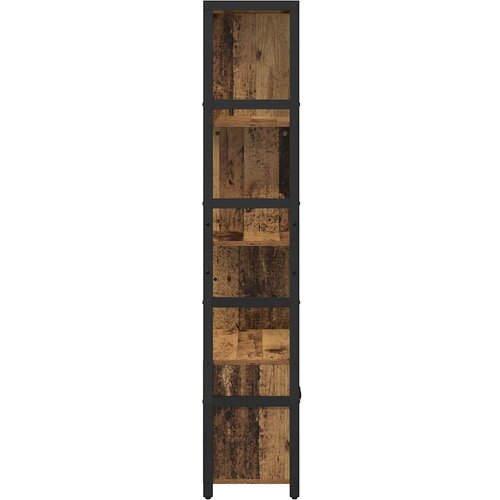 Polica Dimljeni hrast 80 x 30 x 155,5 cm Konstruirano drvo Slike