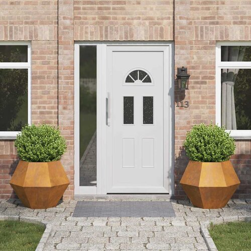 vidaXL Sadilica 2 pcs Rđa 75 x 75 x 60 cm Cijene