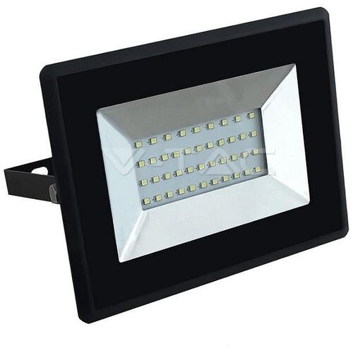 V-tac led reflektor 30W cw 6500K hladno bela crni vtac Slike