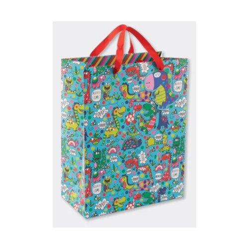 Rachel Ellen Designs Ukrasna kesa - Dinosaurusi 33x26x13 ( GBL03 ) Slike