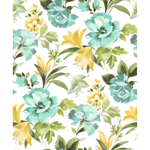 Casadeco Tapeta Bouquet D&amp;#039;&amp;Eacute;T&amp;Eacute; 3 boje Slike