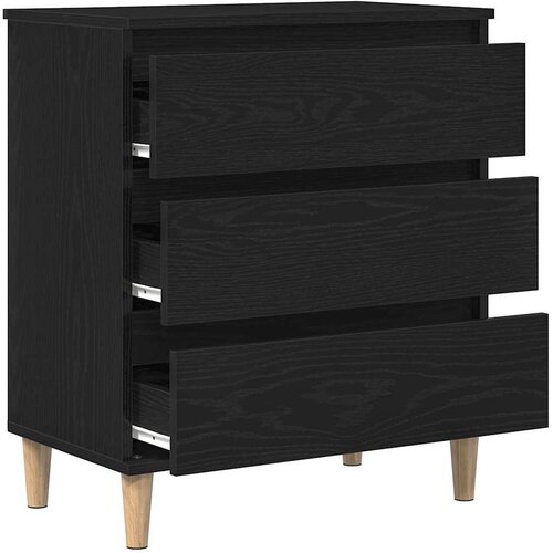  Kreveta s ladicama Crni hrast 60 x 35 x 70 cm Konstruirano drvo Slike