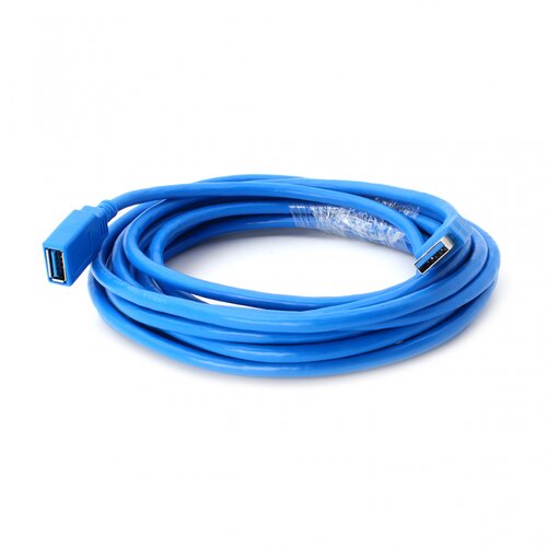  JWD-U5 Kabl USB 3.0 Tip A muški ulaz na USB Tip A ženski ulaz, 5m, Plavi Cene