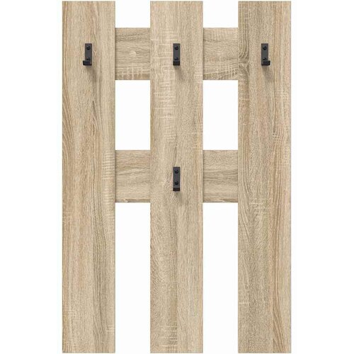  Vje&amp;scaron;alica za kapute na zidu Zidne Sonoma hrast 65 x 3 x 100 cm Slike