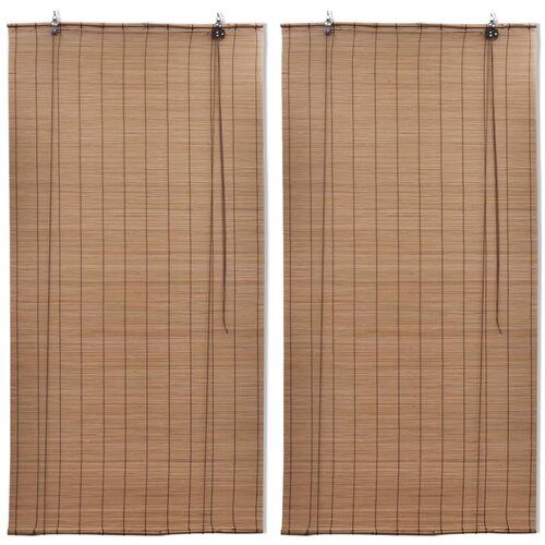 Furnova Rolo senčilo iz bambusa 2 kosa 80x160 cm rjave barve, (21918389) Slike