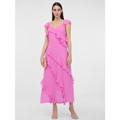 Orsay Pink Women's Maxi Dress - Women's Cene