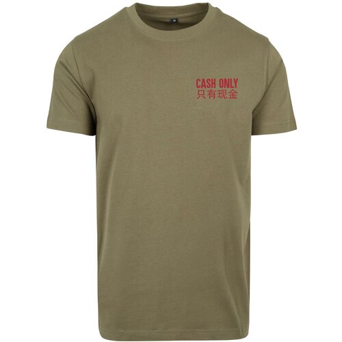 MT Men Men's T-shirt Cash Only - olive Cene