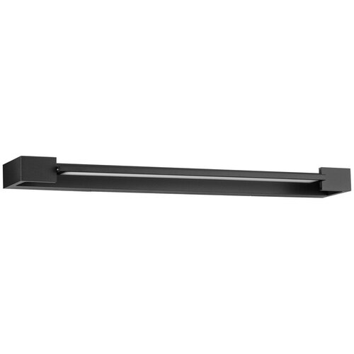 Nova Luce Mat črna aluminijasta LED stenska svetilka Arga &ndash; Cene