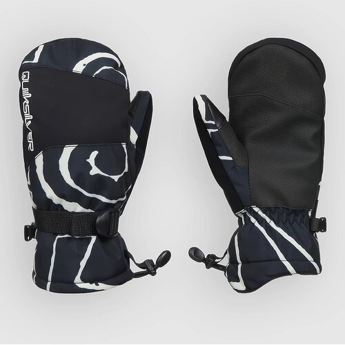 Quiksilver Mission Kids Rokavice Mitt kids spiral print black Slike