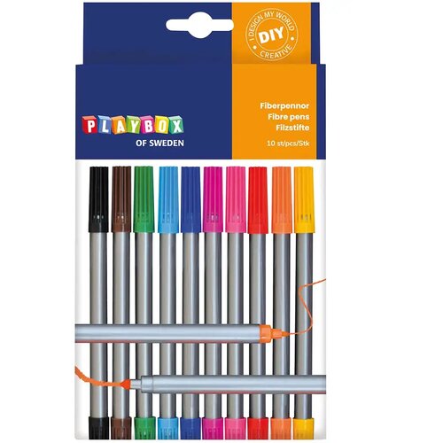 Playbox PlayBox: Set flomastrov z dvojno konico, 10 kosov Cene