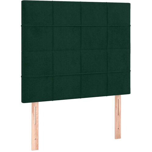  Krevet box spring s madracem LED tamnozeleni 90x200 cm bar&amp;scaron;un Slike