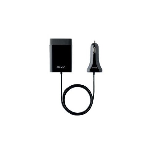  Punjać za mobitel 4-port za auto PNY P-DC-4UF-K01-04-RB Slike