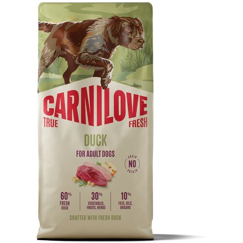 Carnilove Dog True Fresh Adult, briketi - raca 12 kg Cene
