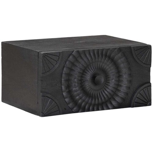  Noćni ormar s ladicama Crna 40 x 30 x 20 cm Cijene