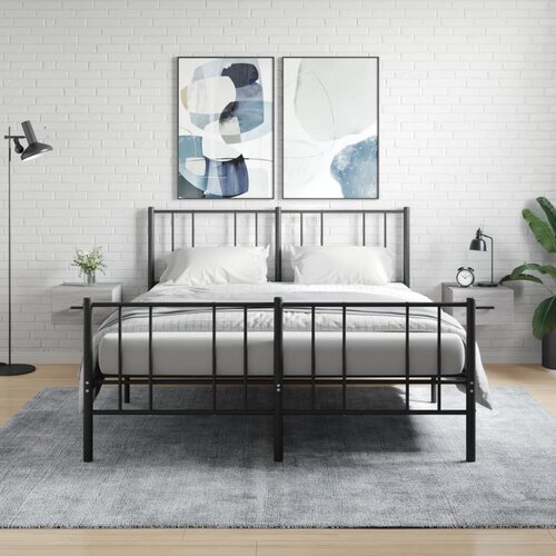 vidaXL Stenska nočna omarica 2 kosa siva sonoma 35x35x20 cm Cene