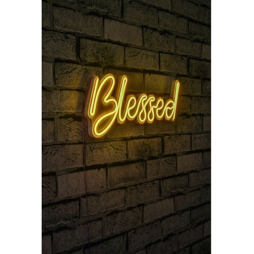 Wallity Dekorativna LED rasveta Blessed, 43x19x2cm, Žuta Cene
