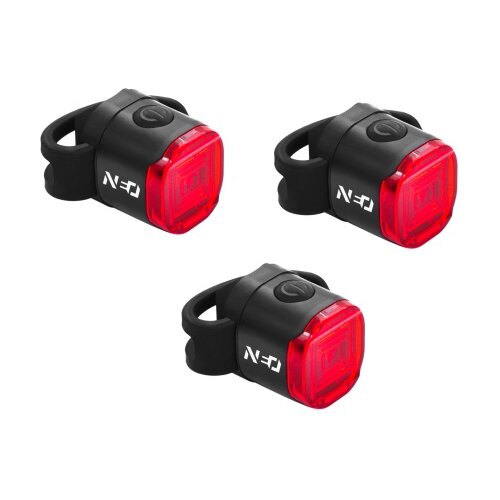 Neo bike components Neo Bike Zadnje svetlo safe 1 usb,crna,3kom ( N02009-3kom ) Slike