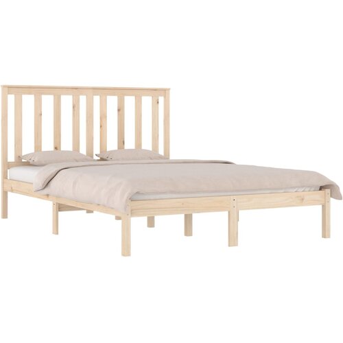  Okvir za krevet od masivne borovine 135 x 190 cm bračni Slike