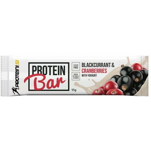 Proteini.si proteini si protein bar blackcurrant&cranberries 55g Slike