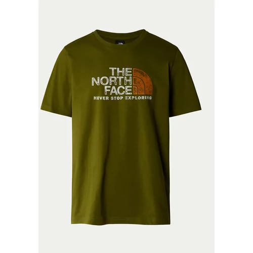 The North Face Majica Rust 2 NF0A87NW Zelena Regular Fit