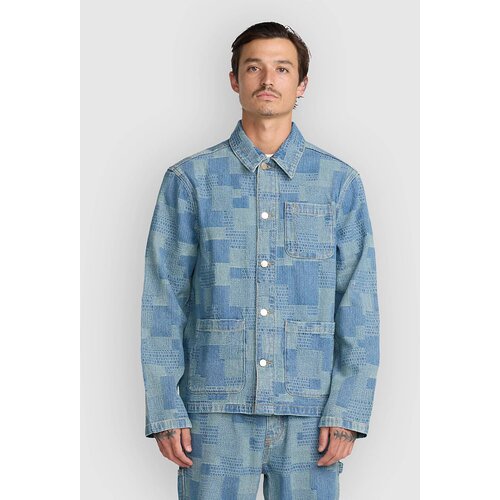 Rvca Boro Dayshift Jacket bleached indigo Cene