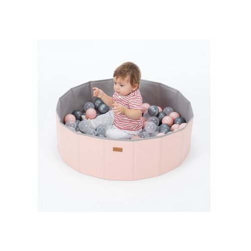 Wallxpert Ogradica sa lopticama 90 Katlanır Top Havuzu Pink Slike