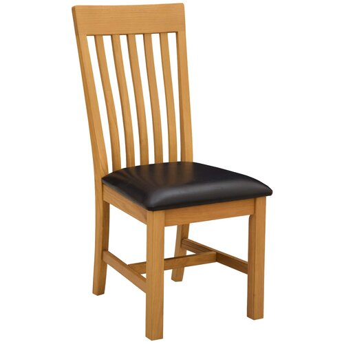 vidaXL Jedilni stol 2 pcs Masivno hrastovo les Črna 45 x 59,5 x 100 cm, (5000296735) Cene