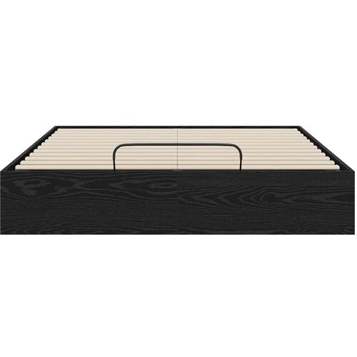  Otoman krevet Crni hrast 193 x 120 x 25 cm Iverica - Crni hrast 120 x 190 cm Slike
